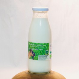 BIO kozí mléko 0,5 litr (vratné sklo) (Kozí Hrádek) BIO kozí mléko 0,5 litr (vratné sklo) (Kozí Hrádek)