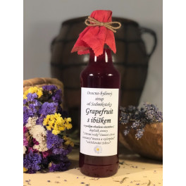 Sirup Grapefruit s ibiškem 0,5 l (Sedmikráska)