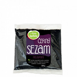 Sezam černý neloupaný 100g (Green Apotheke)