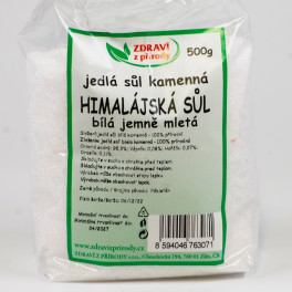 Himalájská sůl bílá jemná 500g (Zdraví z přírody)