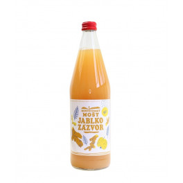 Mošt jablko, zázvor BIO 0,75l (Hostětín) Mošt jablko, zázvor BIO 0,75l (Hostětín)