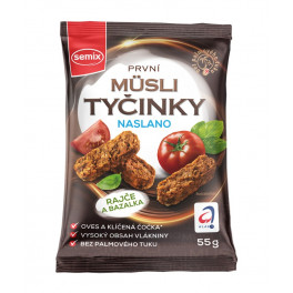 Musli tyčinky naslano rajče,bazalka 55g (Semix) Musli tyčinky naslano rajče,bazalka 55g (Semix)