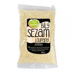 Sezam b&iacute;l&yacute; loupan&yacute; 200g (Green Apotheke)