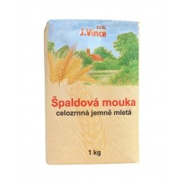 Mouka špaldová celozrnná hladká 1kg (Vince)