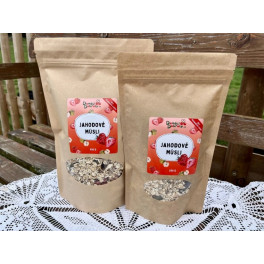 Musli jahodov&eacute; s chia 250g (Dom&aacute;c&iacute; dobroty)