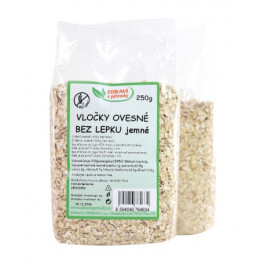 Vločky ovesn&eacute; BEZ LEPKU jemn&eacute; 250g (Zdrav&iacute; z př&iacute;rody)
