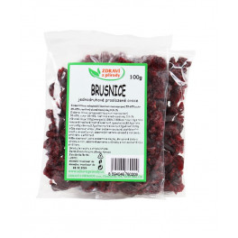 brusinky su&scaron;en&eacute; proslazovan&eacute; 100g