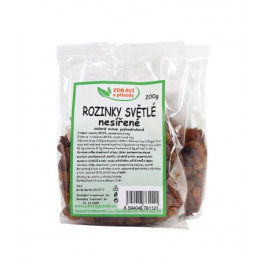 Rozinky nes&iacute;řen&eacute; světl&eacute; 200g (Zdrav&iacute; z př&iacute;rody)