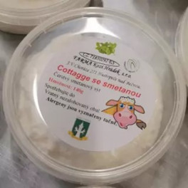 Cottage se zakysanou smetanou 140g  (Koz&iacute; Hr&aacute;dek)
