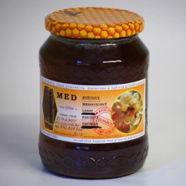 med lesní tmavý med lesní tmavý